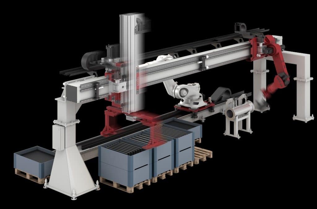 Penggunaan Robot Cartesian