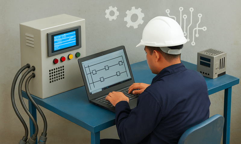 Ilustrasi pemrograman PLC