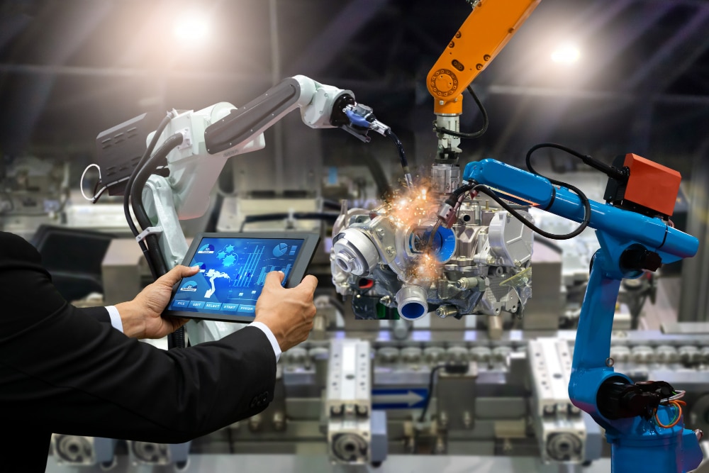 Integrasi program dengan robot industri