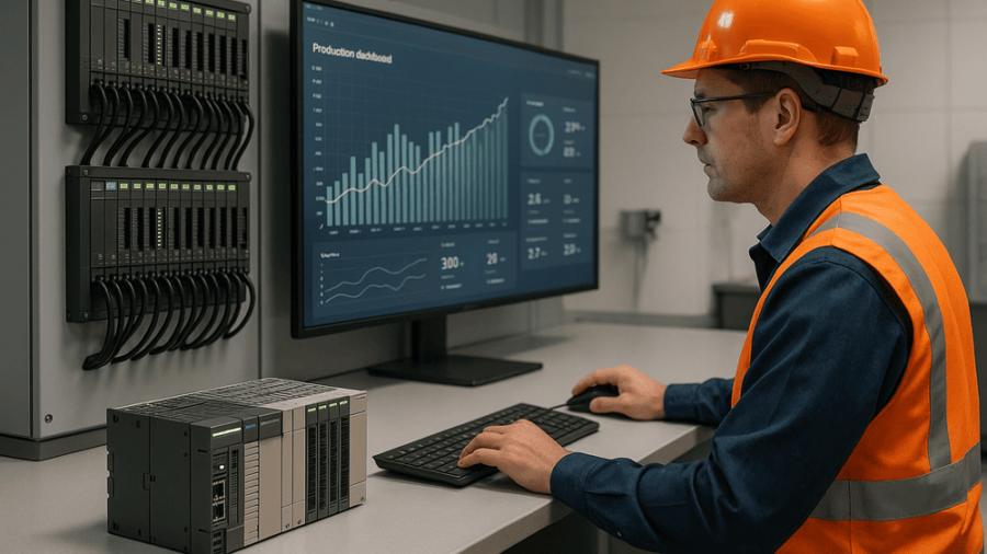 Ruang kontrol industri modern