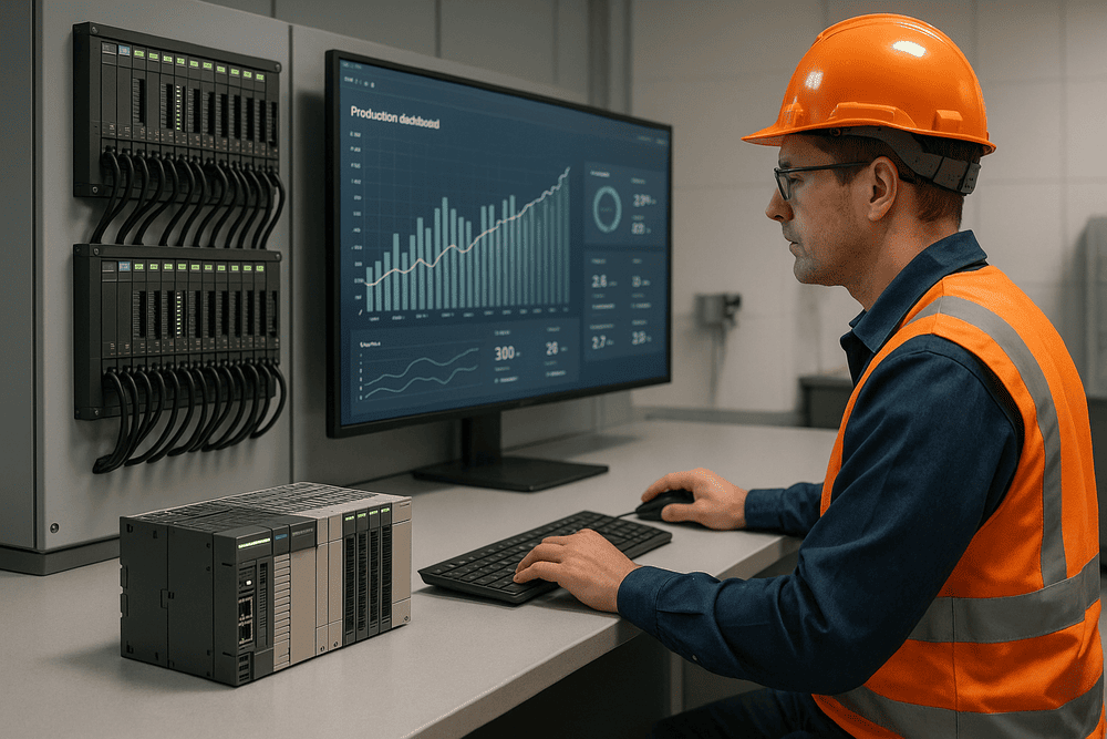 Ruang kontrol industri modern