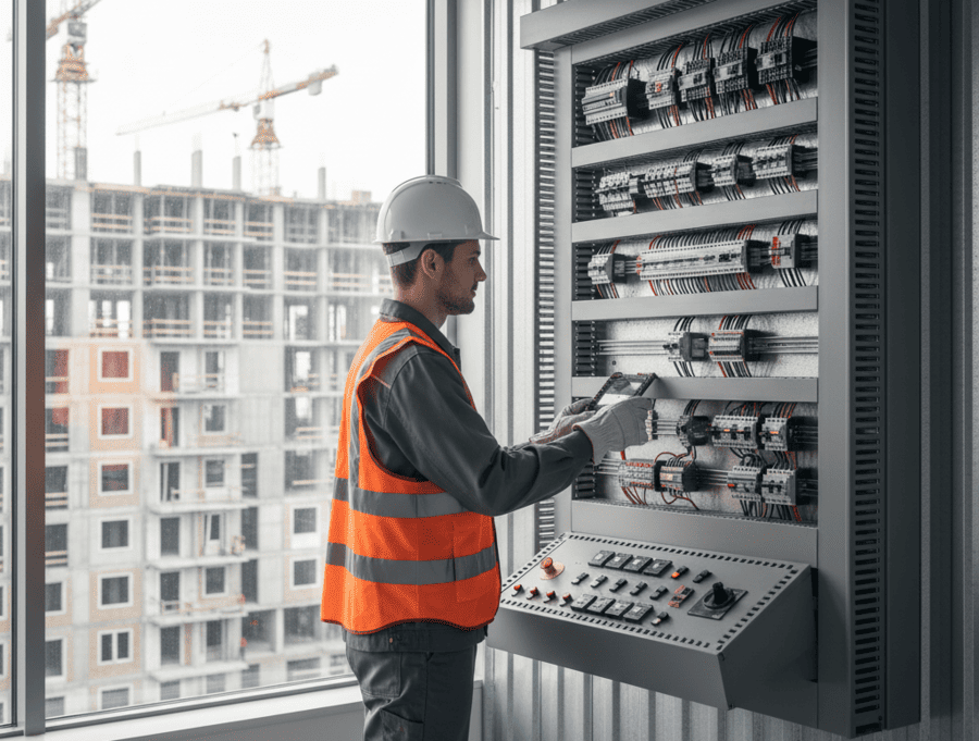 Desain panel kontrol modern