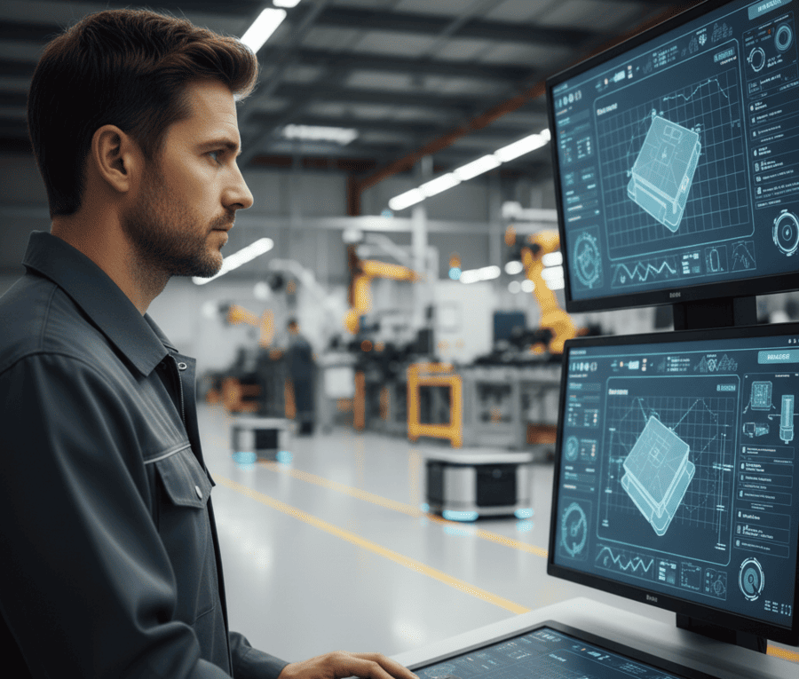 Integrasi AMR dengan sistem produksi