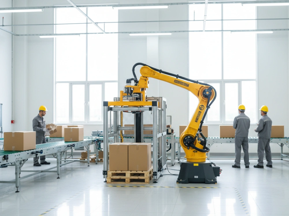 Integrasi robot palletizing