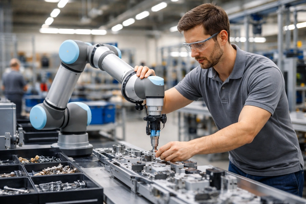 Cara kerja cobot industri