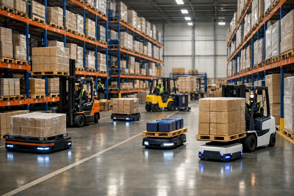 Integrasi AMR di pabrik