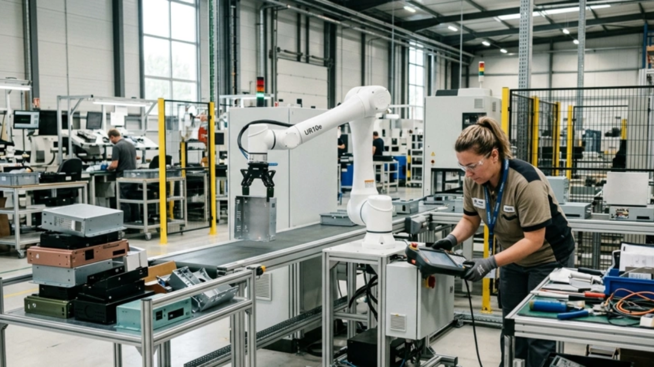 Penggunaan cobot dalam produksi