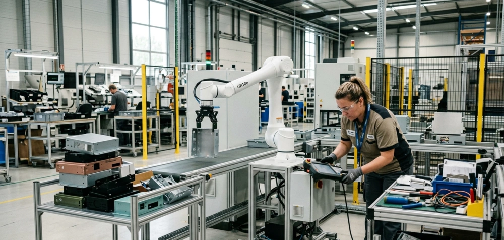 Penggunaan cobot dalam produksi